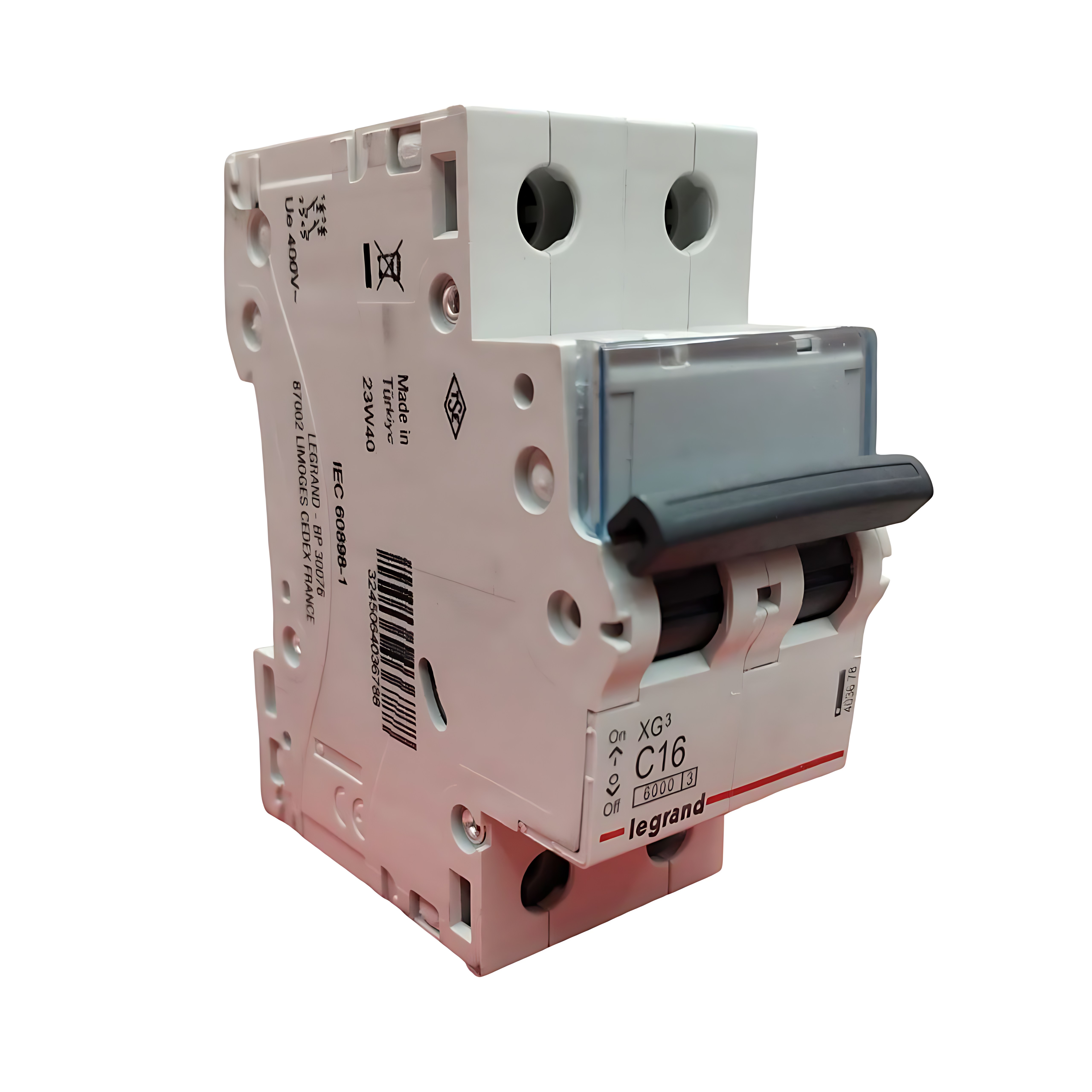 فیوز مینیاتوری دو پل 16 آمپر مدل C